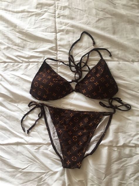 vrai faux louis vuitton|Louis Vuitton bikini dupe.